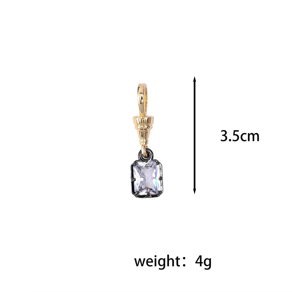 Geometric Zircon Pendant Necklace | Braviixx
