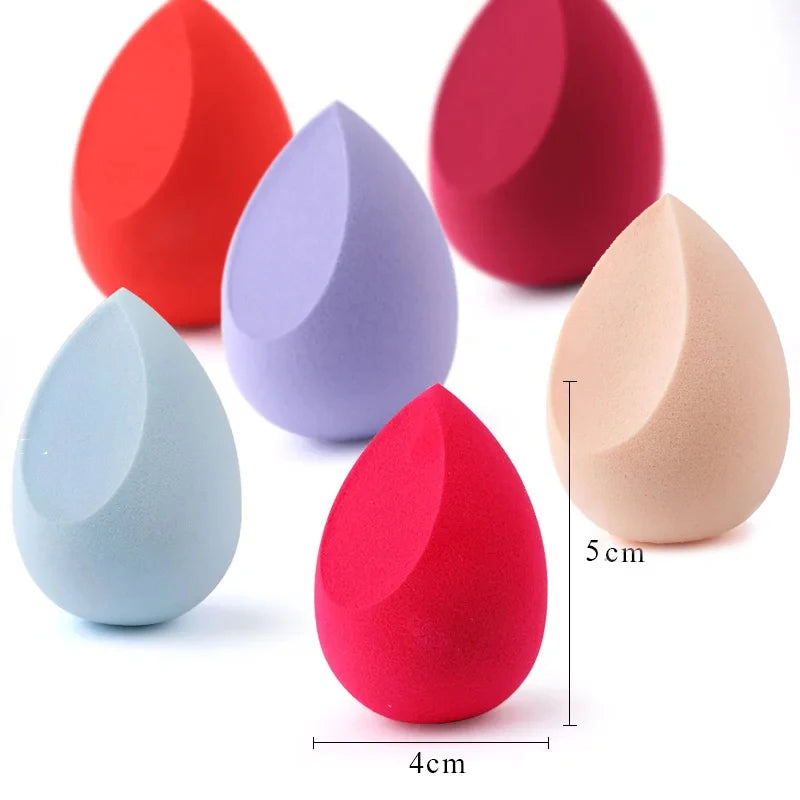 20/5/1pcs Makeup Sponge Concealer Smooth Cosmetic Powder Puff Cut Shape Foundation Water Drop Bevel Make Up Blender Tools