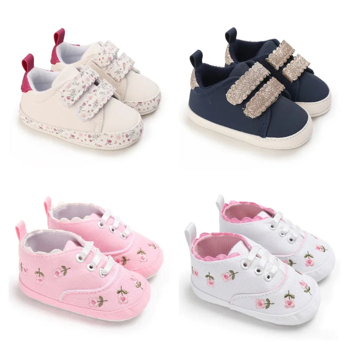 Baby Bow-Detail Pre-Walker Shoes | Braviixx