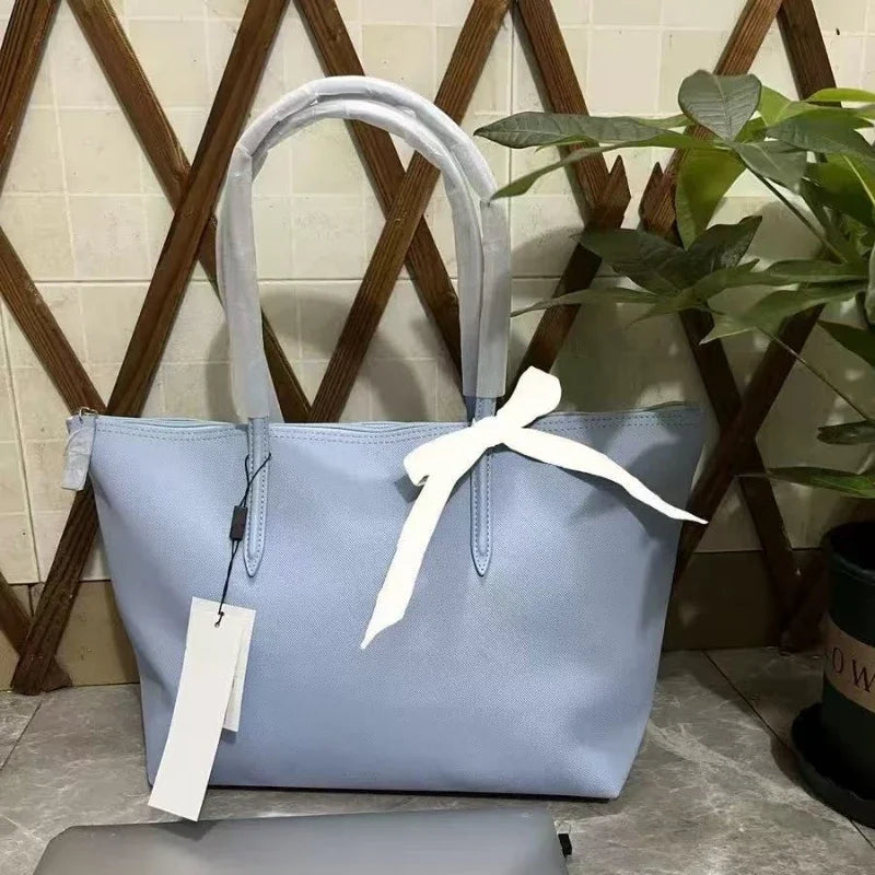 Minimalist Zip-Top Tote Bag | Textured Finish & Twin Handles | Braviixx