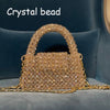 Women's Handmade Acrylic Crystal Bead Shoulder Bag