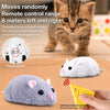 Remote Control Rat Toy, Electric Moving Simulation Mouse, Funny RC Vehicle Gift for Kids Cats Dogs Interactive Play