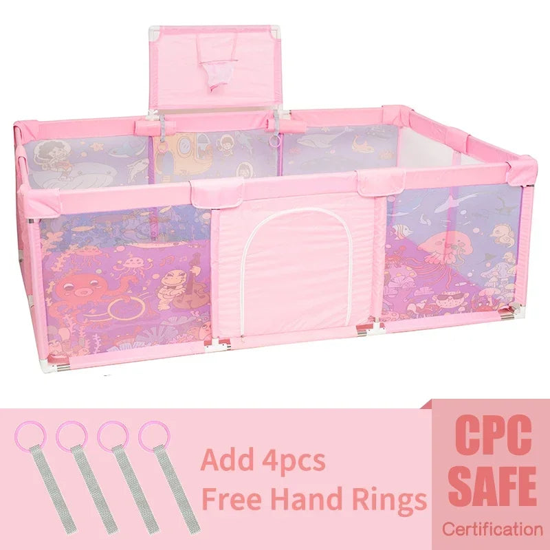 Large Fabric Baby Playpen | Braviixx
