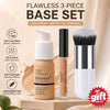 3-Piece Foundation & Concealer Makeup Kit | Brush Included | Braviixx