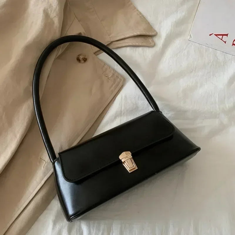 Minimalist Flap Shoulder Bag | Two Designs & Smooth PU Finish | Braviixx