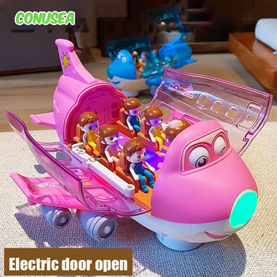 Electric Airplane Toy with Lights & Music | Braviixx