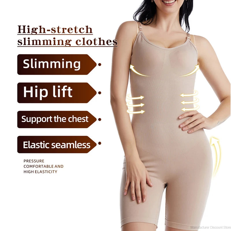 Women's Mid-Thigh Shapewear Bodysuit | Braviixx