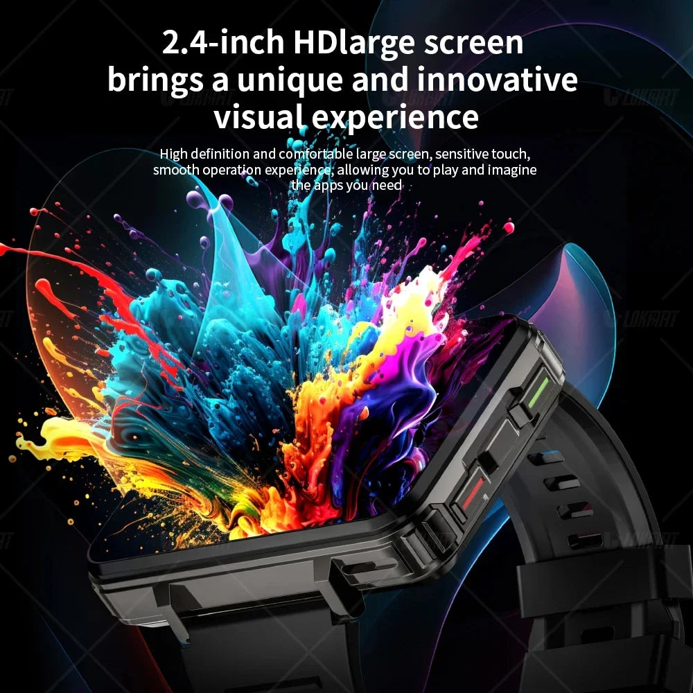4G Android Smart Watch Phone | 2.4 Inch HD Big Screen with Dual Camera | Braviixx
