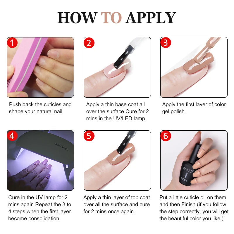 15ml UV/LED Gel Nail Polish | Multi-Shade Collection | Braviixx