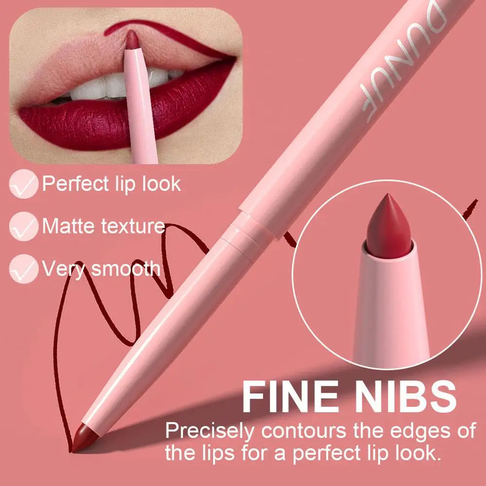 6-Piece Lip Liner & Lipstick Kit | A-B Shade Collections | Braviixx