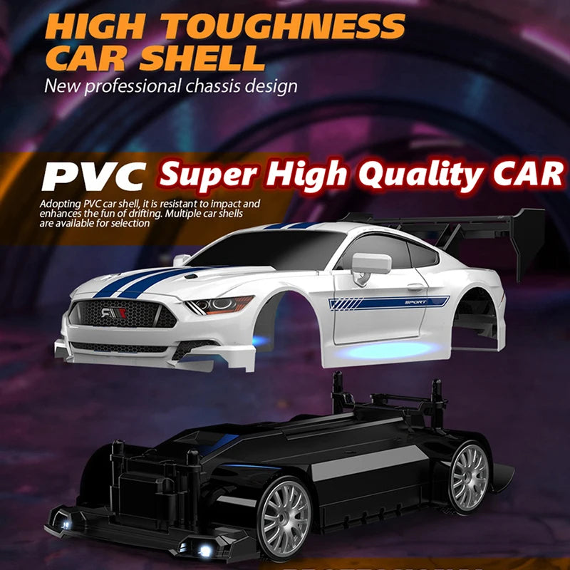 1:24 4WD RC Drift Car with LED Lights | Braviixx