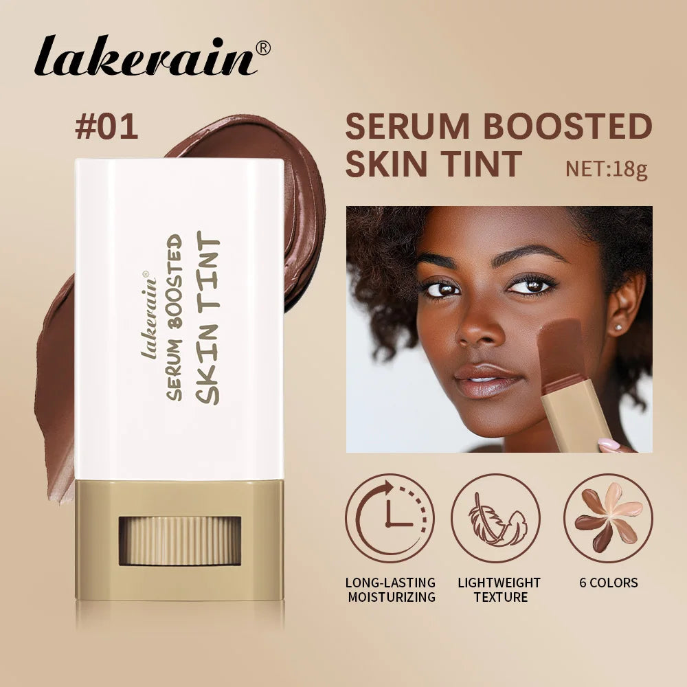Skin Tint Foundation Stick | Serum Boosted · Moisturising · Buildable Coverage | 5 Shades | Braviixx