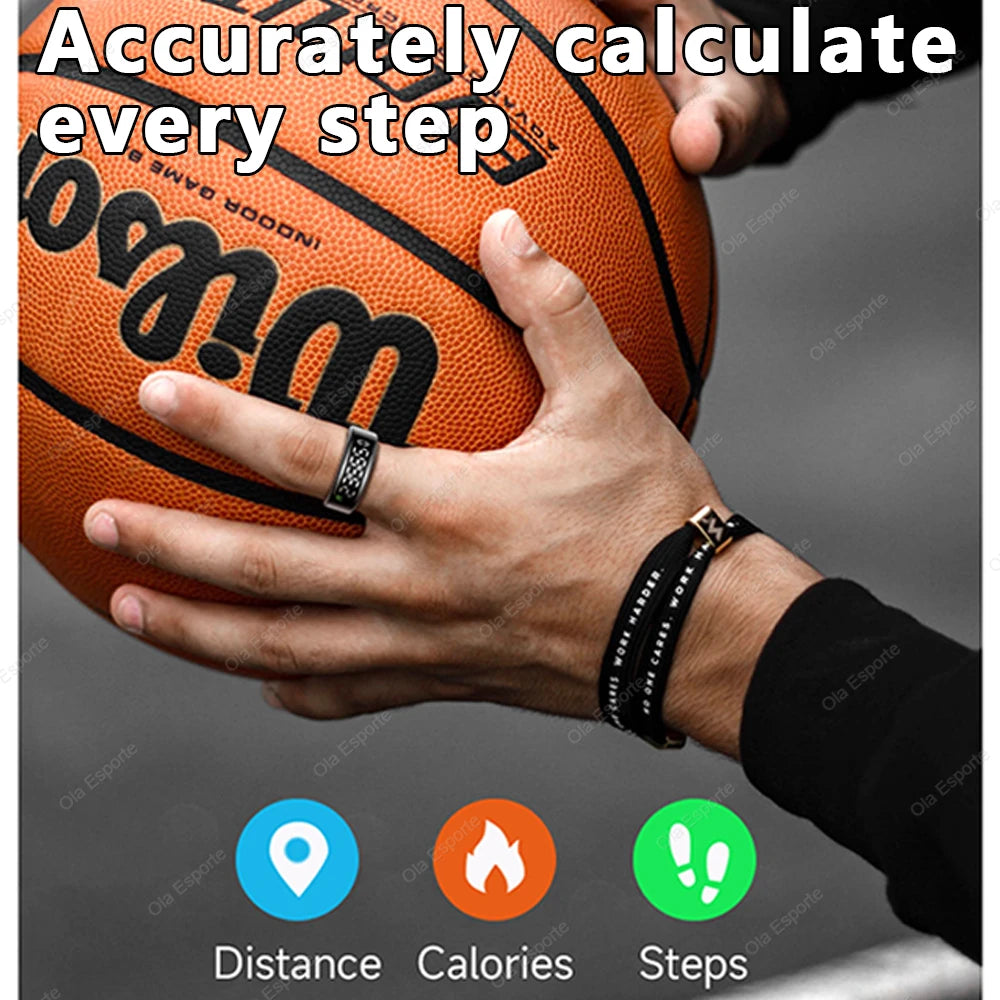 R12 Touch-Display Smart Ring with Wellness Tracking | Braviixx