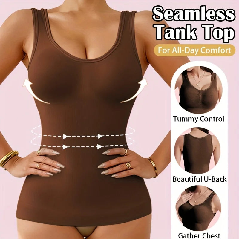 Women's Padded-Bra Shapewear Cami | Braviixx