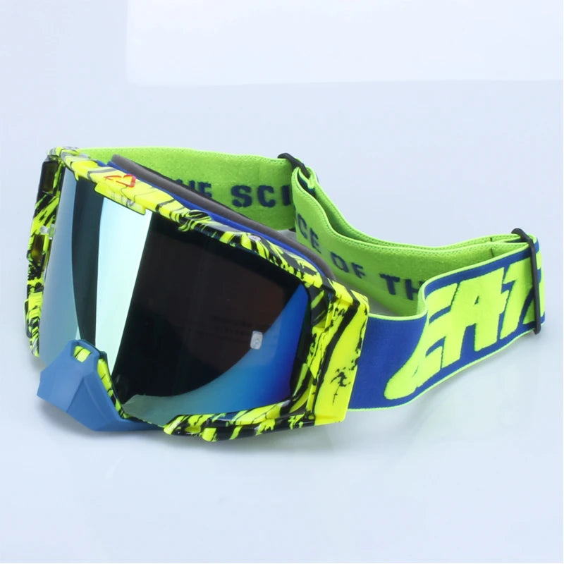 Leatt Velocity 6.5 Motocross Goggles | Anti-Fog Double Lens · 170° View · CE Certified | 7 Colours + Replacement Lenses | Braviixx