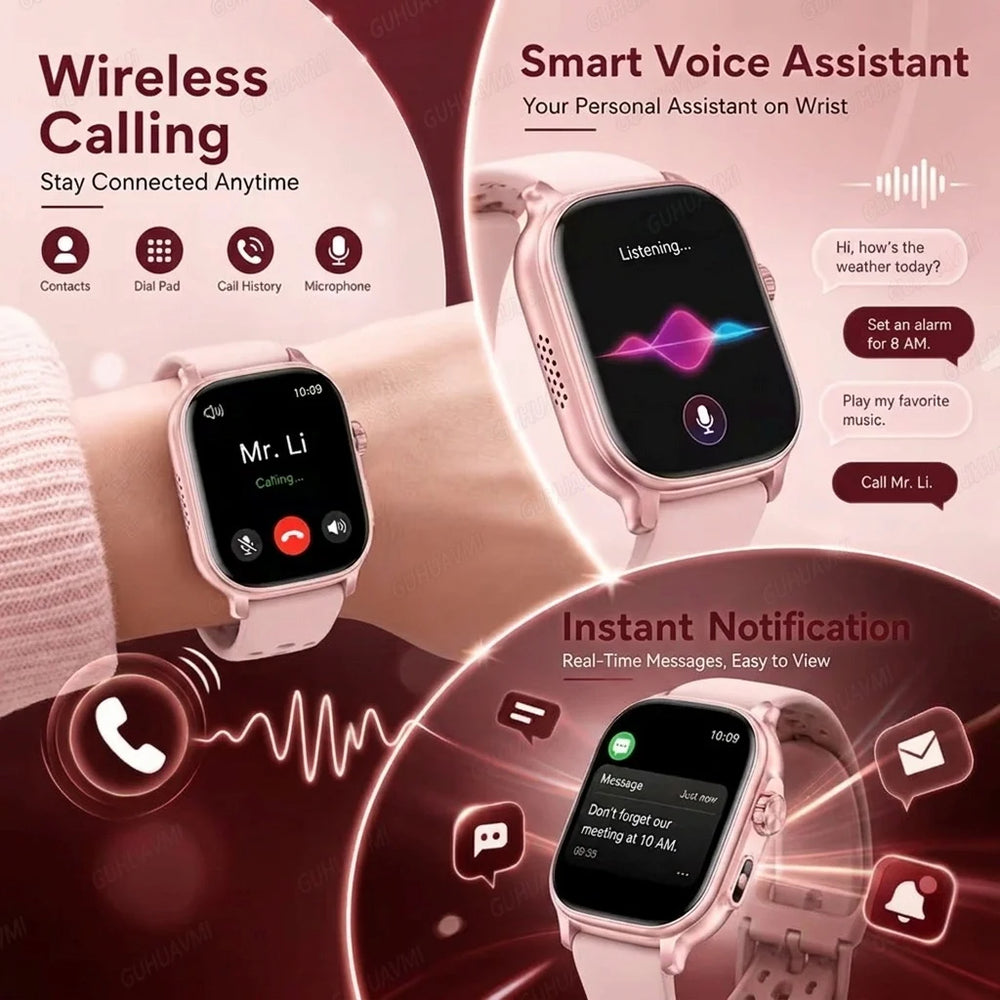 2.01-Inch Bluetooth Calling Smartwatch | Braviixx