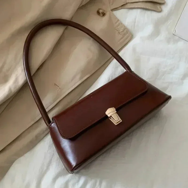 Minimalist Flap Shoulder Bag | Two Designs & Smooth PU Finish | Braviixx