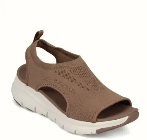 Mesh Women Sandals Female Summer Shoes 2025 Classic Breathable Slip on Sport Sandals Open Toe Platform Shoes Zapatillas De Mujer