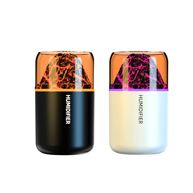 Volcano-Effect USB Humidifier | Colour Light & Scent Bundle Options | Braviixx
