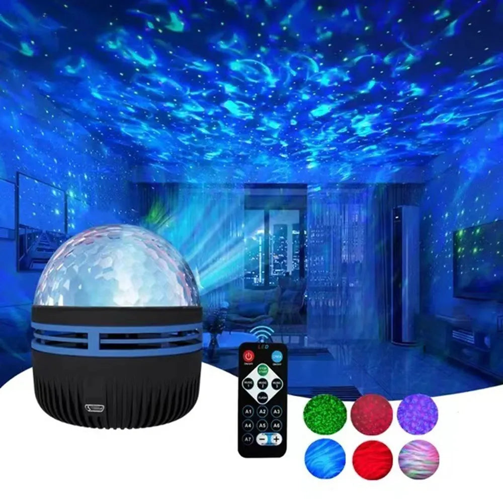Northern Lights & Starry Sky Projector, Remote Options | Braviixx