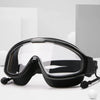 Adult Swimming Goggles | Wide Frame · Anti-Fog · Waterproof · Ear Plugs Included | White · Black | Braviixx