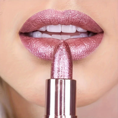Starry Sky Pearlescent Shimmer Lipstick | Glossy Glitter Finish | Waterproof | 8 Shades