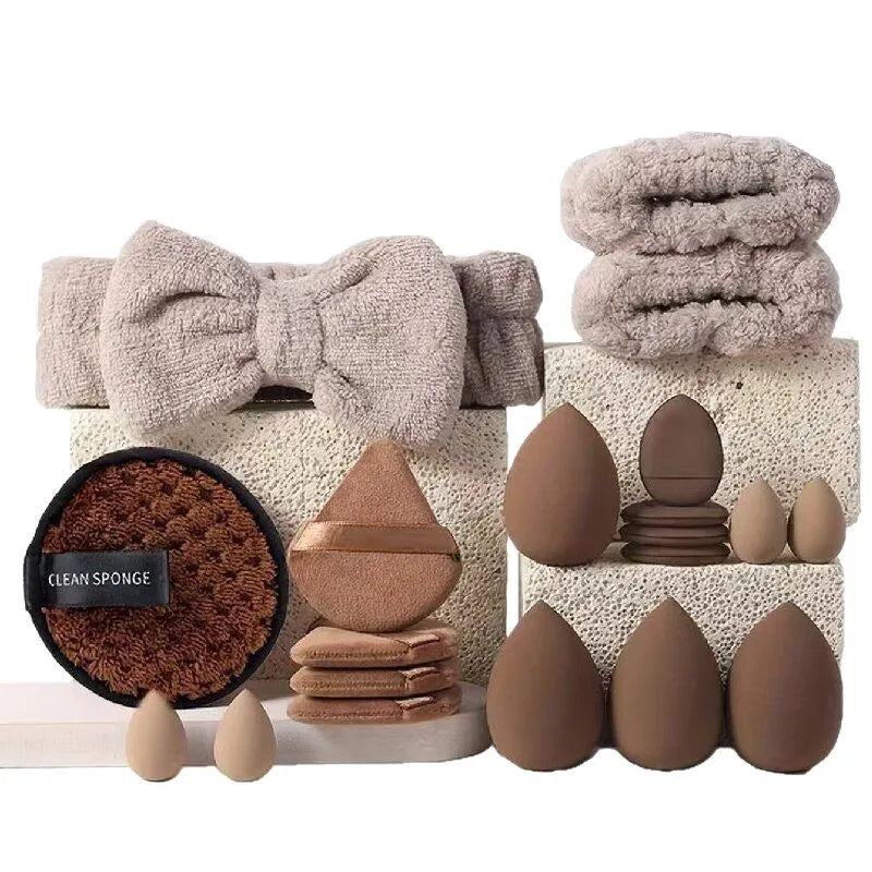 Multi-Size Makeup Tool Set | Sponges, Brushes & Beauty Accessories | Braviixx