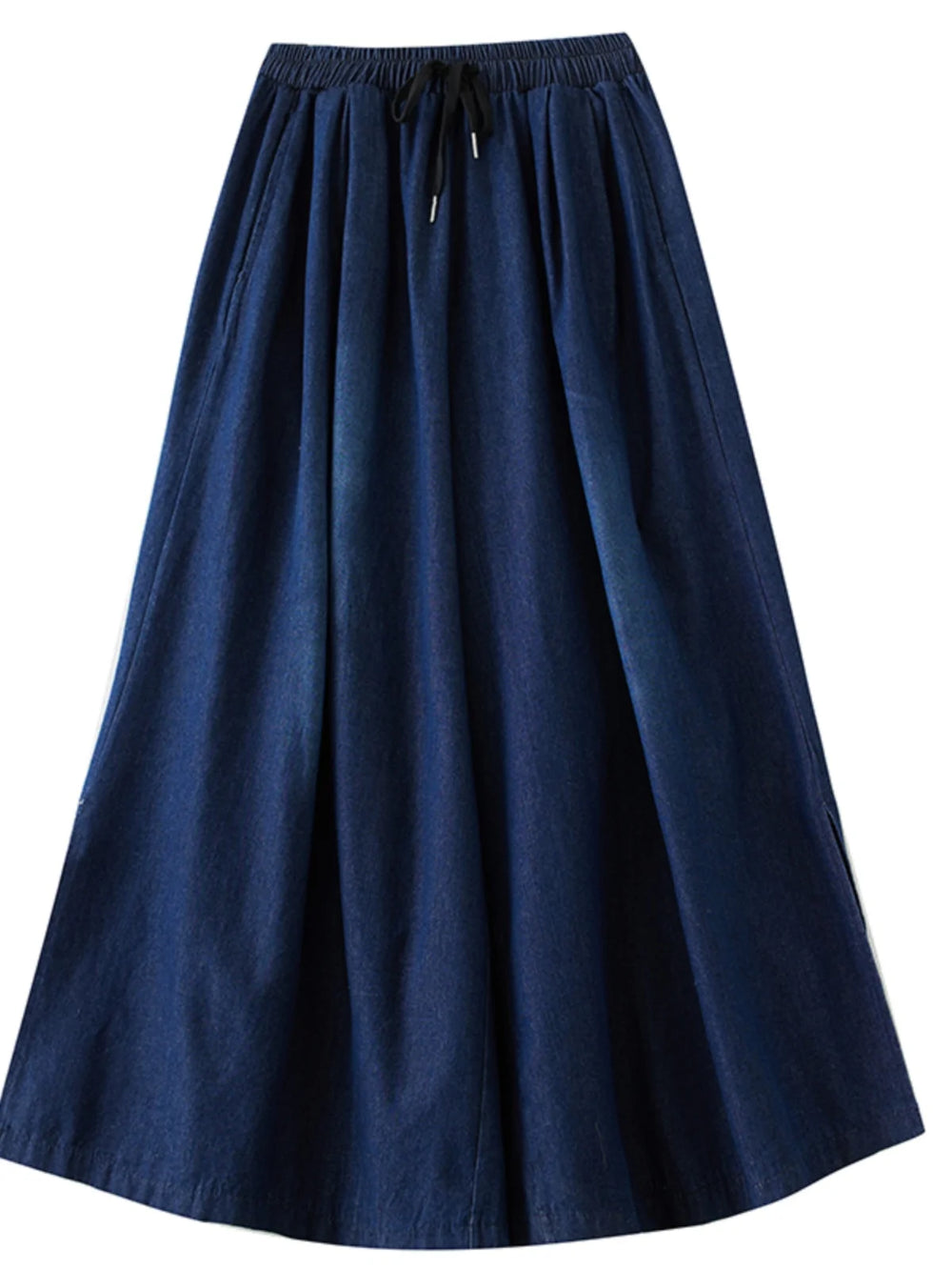 High Waist Wide Leg Denim Jeans Women Casual Artistic Skirt Pants Slimming Loose Wide Leg Pants Spring 2026 New Arrival