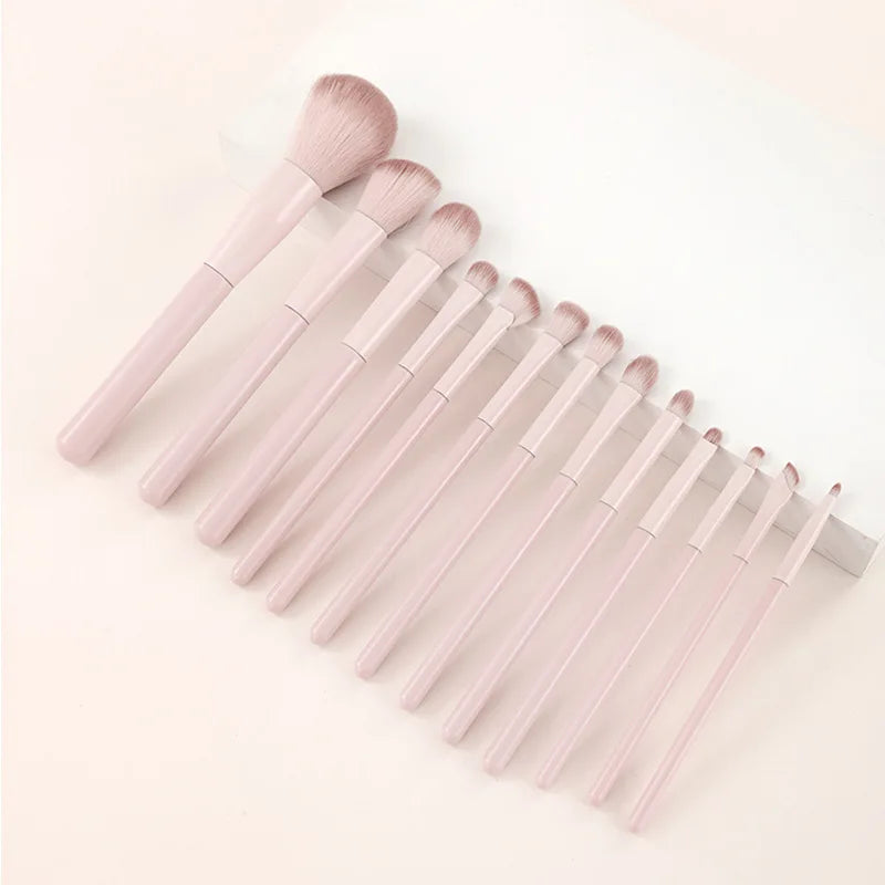 Makeup Brush Set for Beginners, Eye Shadow, Blush, Contour, Blend, Nose Shadow, Concealer, Complete Kit for New Users, Essential