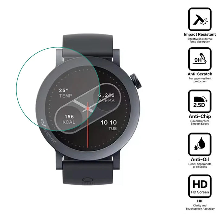 Smart Watch Tempered Glass Screen Protector for CMF Watch Pro 2 | Braviixx