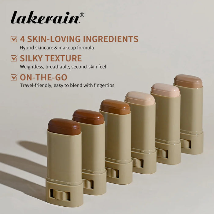 Skin Tint Foundation Stick | Serum Boosted · Moisturising · Buildable Coverage | 5 Shades | Braviixx
