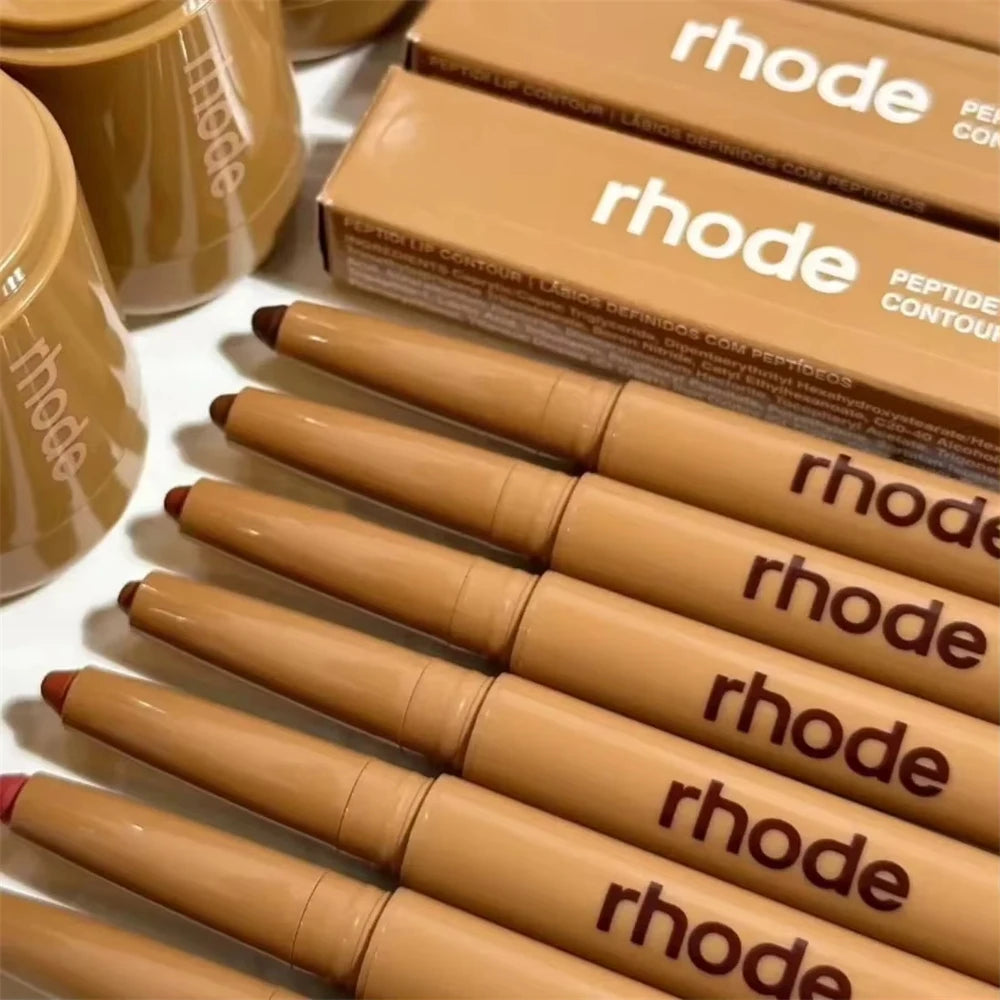 Rhode Skin Peptide Lip Shape Pen Lip Liner Long Lasting Lip Tint Pencil Pen Makeup Lipstick Powder Blusher Gloss Rouge Makeup
