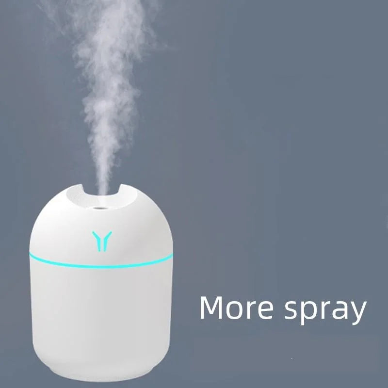 Mini USB Humidifier | 250 ml Tank & LED Colour Light | Braviixx