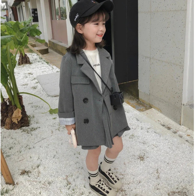 Kids’ Double-Breasted Formal Blazer | Braviixx