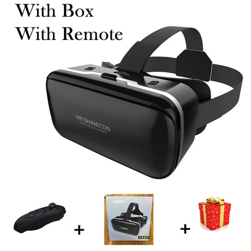 Smartphone VR Headset | Adjustable Lenses & Remote Bundles | Braviixx