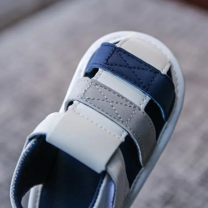 Baby Two-Tone First-Step Sandals | Braviixx