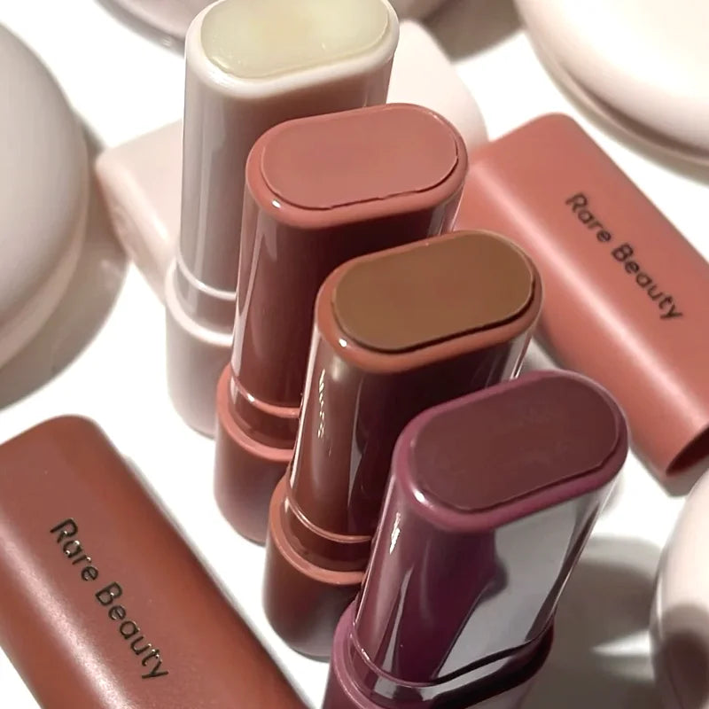 Butter Lip Balm & Plumping Liquid Blush | Lasting Moisture Hydrating Lip Gloss & Soft Cheek Colour