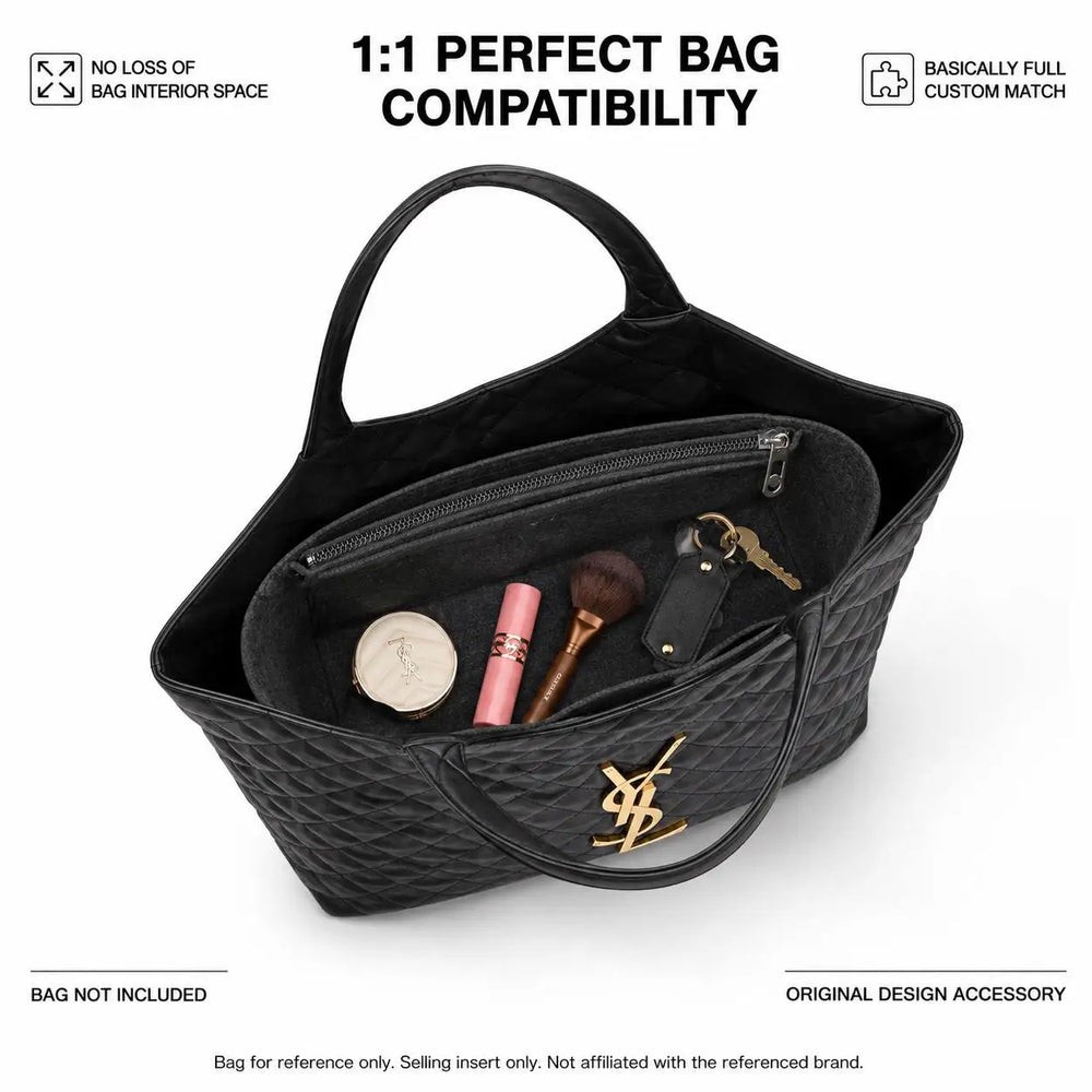 Handbag Organizer Insert | Zip Pocket & Two Sizes | Braviixx