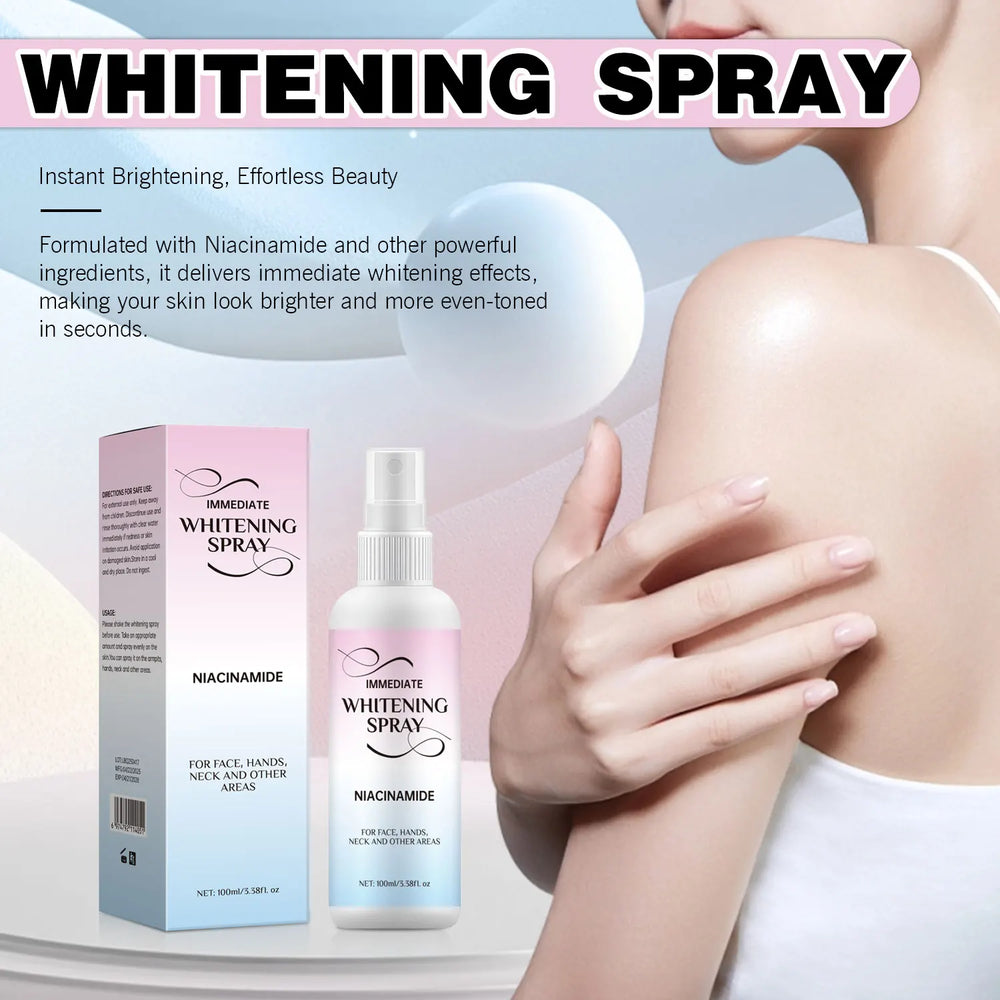BB Whitening Spray & Brightening BB Cream | Moisturising Face Foundation | Skin Tone Perfecting Cosmetic