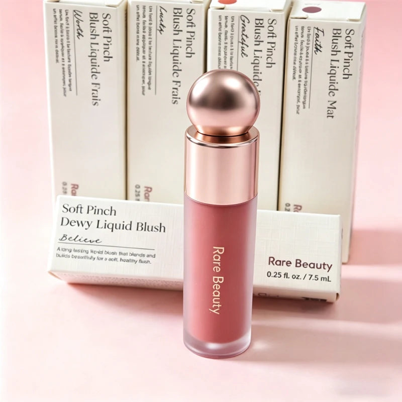 Rare Beauty Makeup Facial Stereoscopic Bronzer Contour Stick Liquid Blusher Nature Plump Waterproof Nose Shadow Highlight Rouge