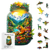 Tiger Garden Wooden Jigsaw Puzzle | Braviixx