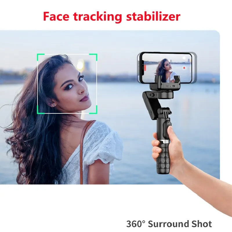 Q18 Smartphone Gimbal | Selfie Stick, Tripod & Fill Light | Braviixx