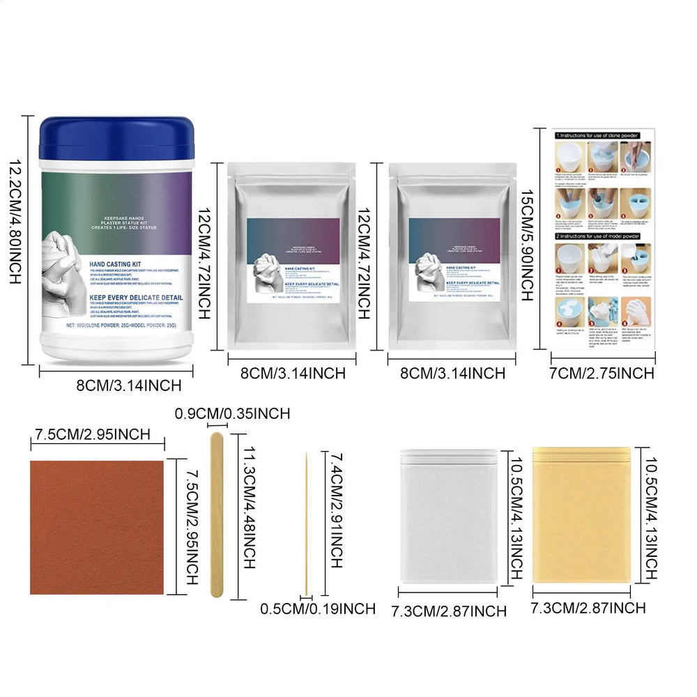 Hand & Foot Keepsake Casting Kit | Braviixx