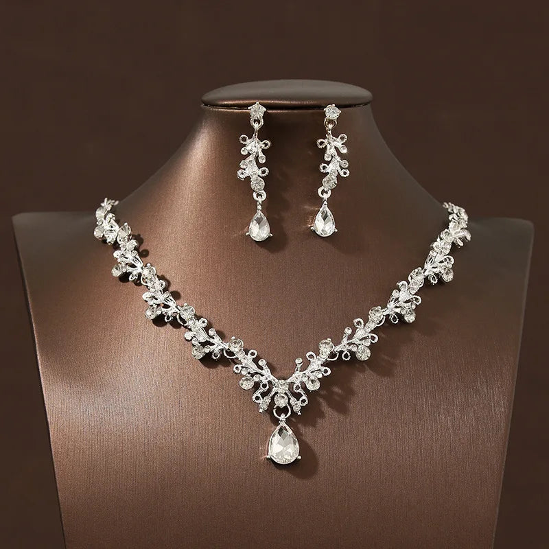 Bridal Crystal Jewellery | Tiara, Necklace & Earrings Set Options | Braviixx