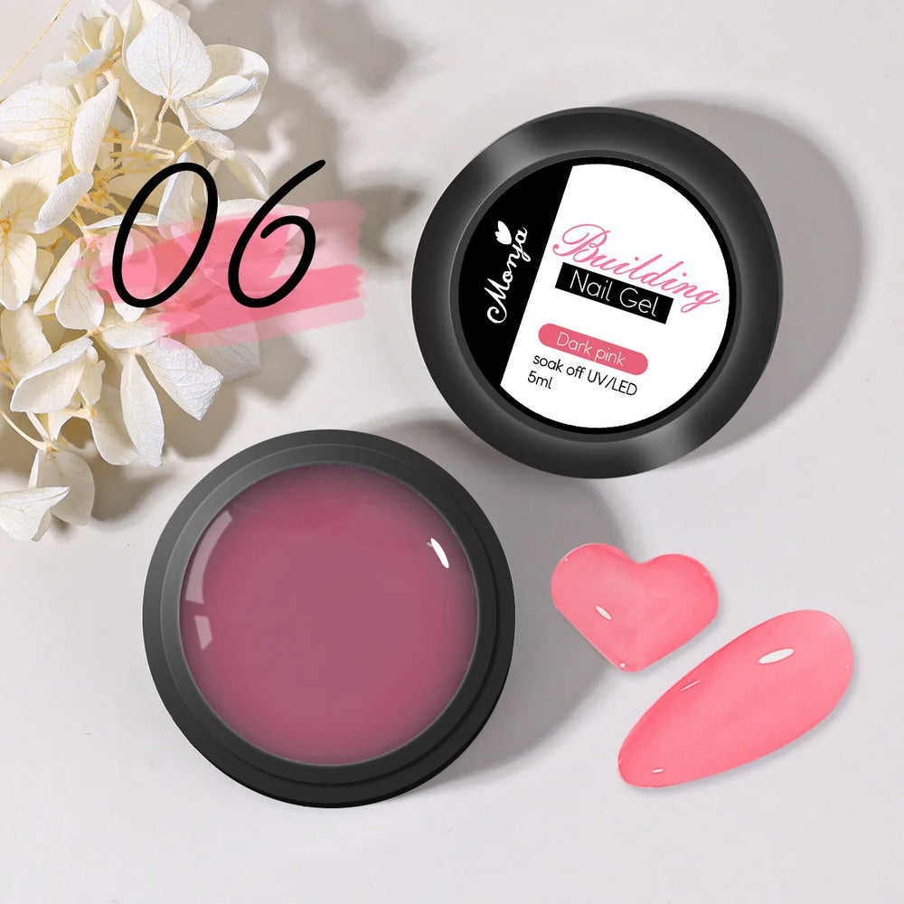 5ml & 15ml Nail Extension Gel | 9 Color & Size Options | Braviixx
