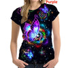 Butterfly Floral Print Oversized T-Shirt | 3D Colorful Harajuku Tee | Braviixx