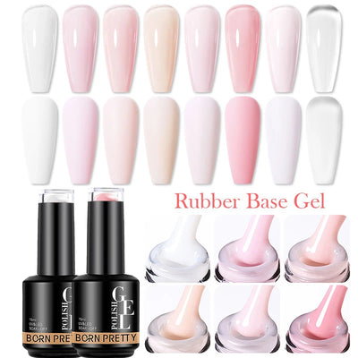 Rubber Base & Nail Gel Coats, 15ml | Braviixx