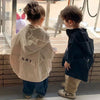 Kids’ Letter-Print Hooded Jacket | Braviixx
