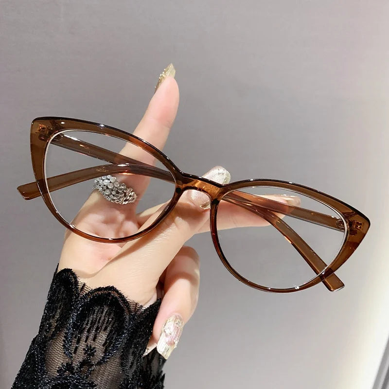 Women's Cat Eye Reading Glasses | Blue Light Blocking · Clear Lens | 5 Colours · +100 to +400 | Braviixx