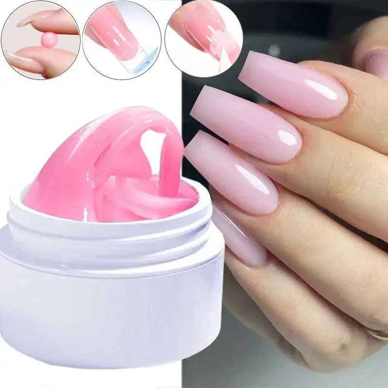 5ml & 15ml Nail Extension Gel | 9 Color & Size Options | Braviixx